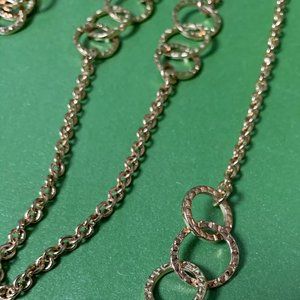 Gently-used BRepublic Gold Tone Chain Necklace 42"